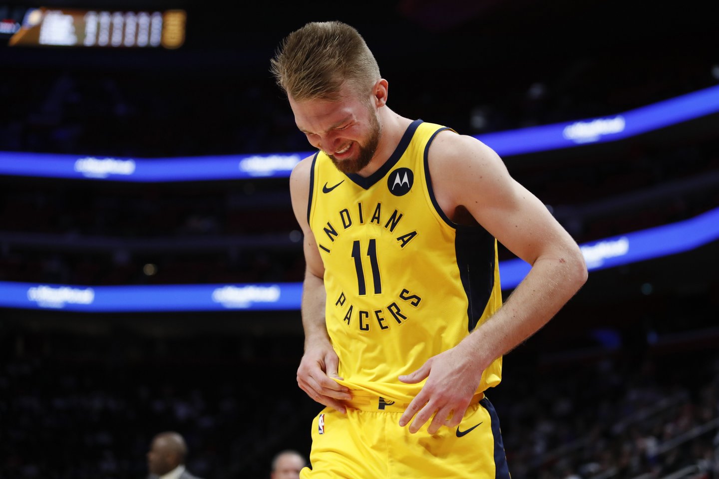 D.Sabonis apmaudžiai patyrė traumą.