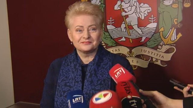 D. Grybauskaitės atsakymas apie kadencijos planus prajuokino žurnalistus