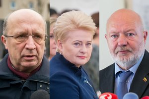 Į D. Grybauskaitės darbus – A. Kubiliaus ir E. Gentvilo žvilgsnis: jos pozicija yra žinia teisėsaugai