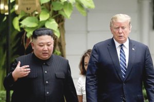 D. Trumpo ir Kim Jong-uno susitikimo atgarsiai: „JAV padėtis yra nepavydėtina“
