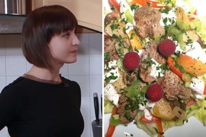 Šokėja Katerina Voropaj iš šefo sužinojo, ką gardaus paruošti iš kepenėlių 