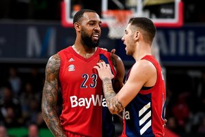 „Bayern“ veržiasi į Eurolygos aštuonetą: pergalę šventė prieš „Budučnost“