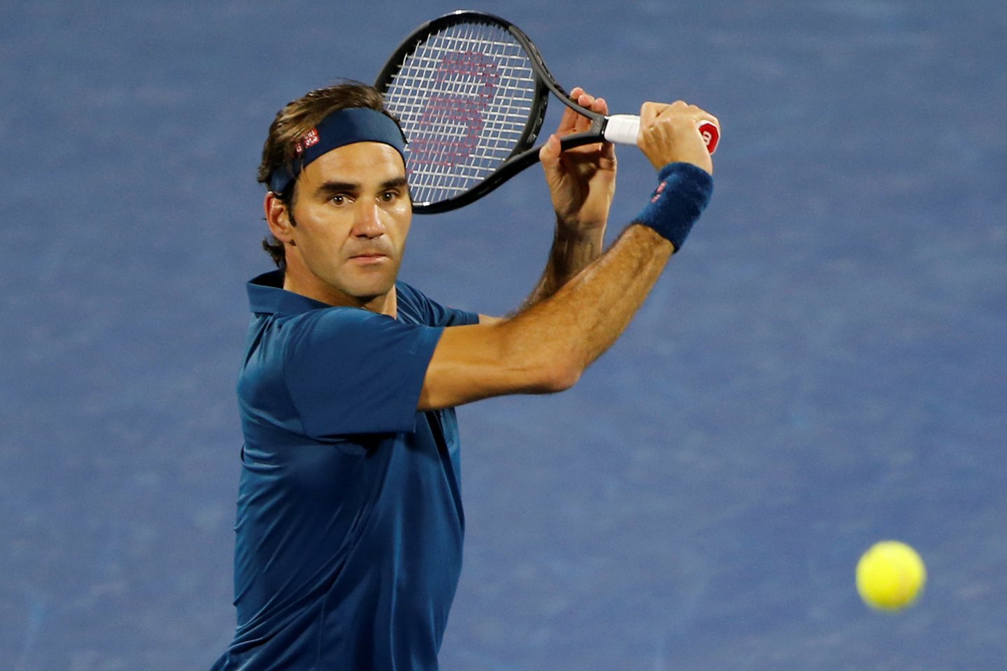  Roger Federeris laimėjo 100-ąjį ATP serijos turnyrą.<br> ATP/Reuters/Scanpix nuotr.
