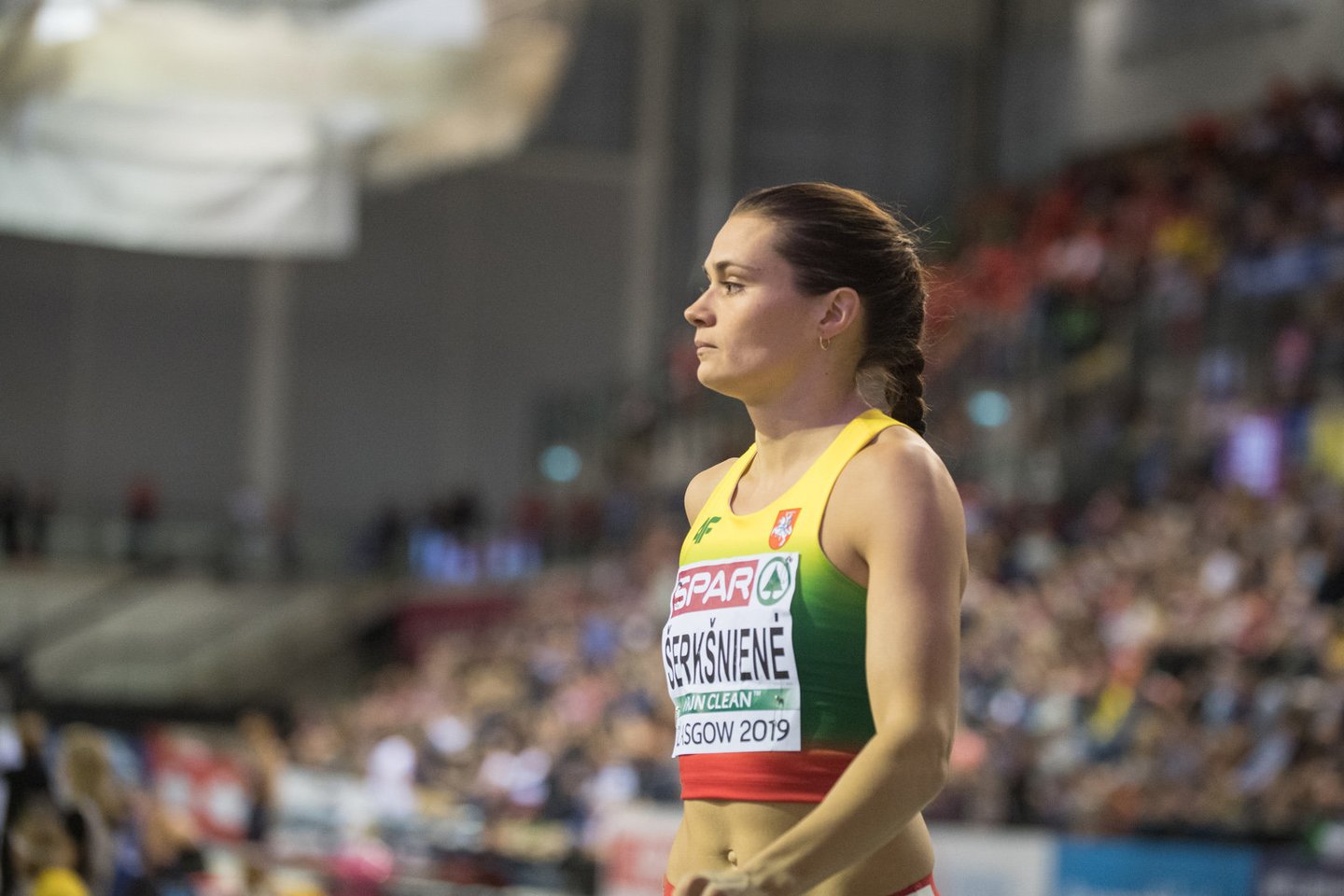 Agnė Šerkšnienė liko per žingsnį nuo Europos čempionato medalio.<br>A.Pliadžio nuotr.