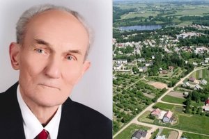 Garsaus rankinio trenerio garbei pervadinta gatvė Skaudvilėje  