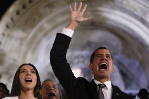 Į Venesuelą grįžtant J. Guaido, opozicija rengia demonstracijas