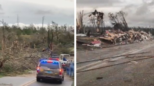 Mažiausiai 23 žmonės tapo Alabamos valstiją nusiaubusio tornado aukomis