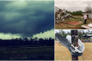 Liudininkai apie mirtiną tornadą: lyg kas būtų paėmęs ašmenis ir nugremžęs žemę