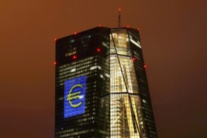 Euro zonos ekonomika buksuoja – centrinis bankas optimizmu nesitaškys  