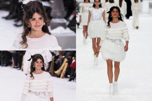 Paskutinėje Karlo Lagerfeldo kurtoje „Chanel“ kolekcijoje – ant podiumo debiutavusi Penelope Cruz 