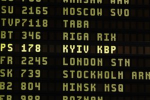 Lietuvos oro uostose – nauja Ukrainos miestų pavadinimų rašyba