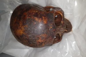 Dublino policija atgavo 800 metų senumo kryžininko mumijos galvą