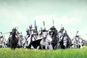 Net pavojinguose filmo „Žalgirio mūšis“ epizoduose apsieita be kaskadininkų 