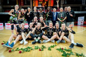 G. Meškonytės vedamoms „Kibirkšties“ krepšininkėms – Baltijos čempionato bronza