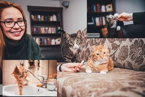 Jūratė: „Šiandien jie vienas be kito jau negali – kartu valgo, kartu miega, vienas kitą prausia ir auklėja“