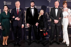 Į „Lietuvos garbės“ apdovanojimus atvyko pasipuošę politikai bei kiti garsūs žmonės