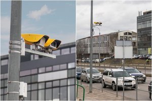 Vilniuje pakabino naujo tipo greičio matuoklį: jo galimybės stebina
