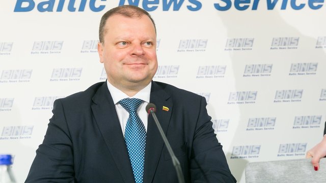 S. Skvernelis pristatė savo viziją Lietuvai: žadėjo orią pensiją ir skaidrumą