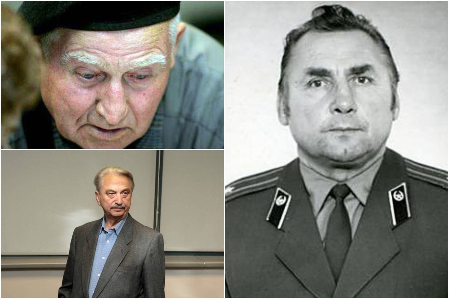  Legendinį partizaną A.Ramanauską-Vanagą sekę, įdavinėję, jo sumėmime dalyvavę KGB pareigūnai vienas po kito sulaukia nuosprendžių.<br> Lrytas.lt koliažas.
