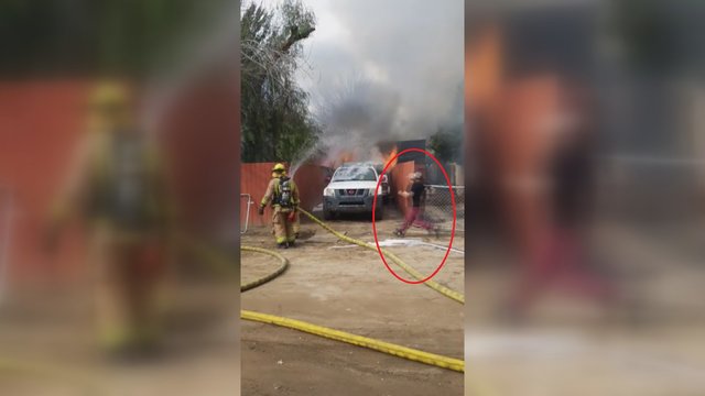 Išvydę, kodėl į degantį namą įbėgo vyras, ugniagesiai vos tvardė emocijas