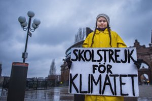 16-metė Švedijos klimato aktyvistė pasiūlyta kandidate Nobelio taikos premijai gauti
