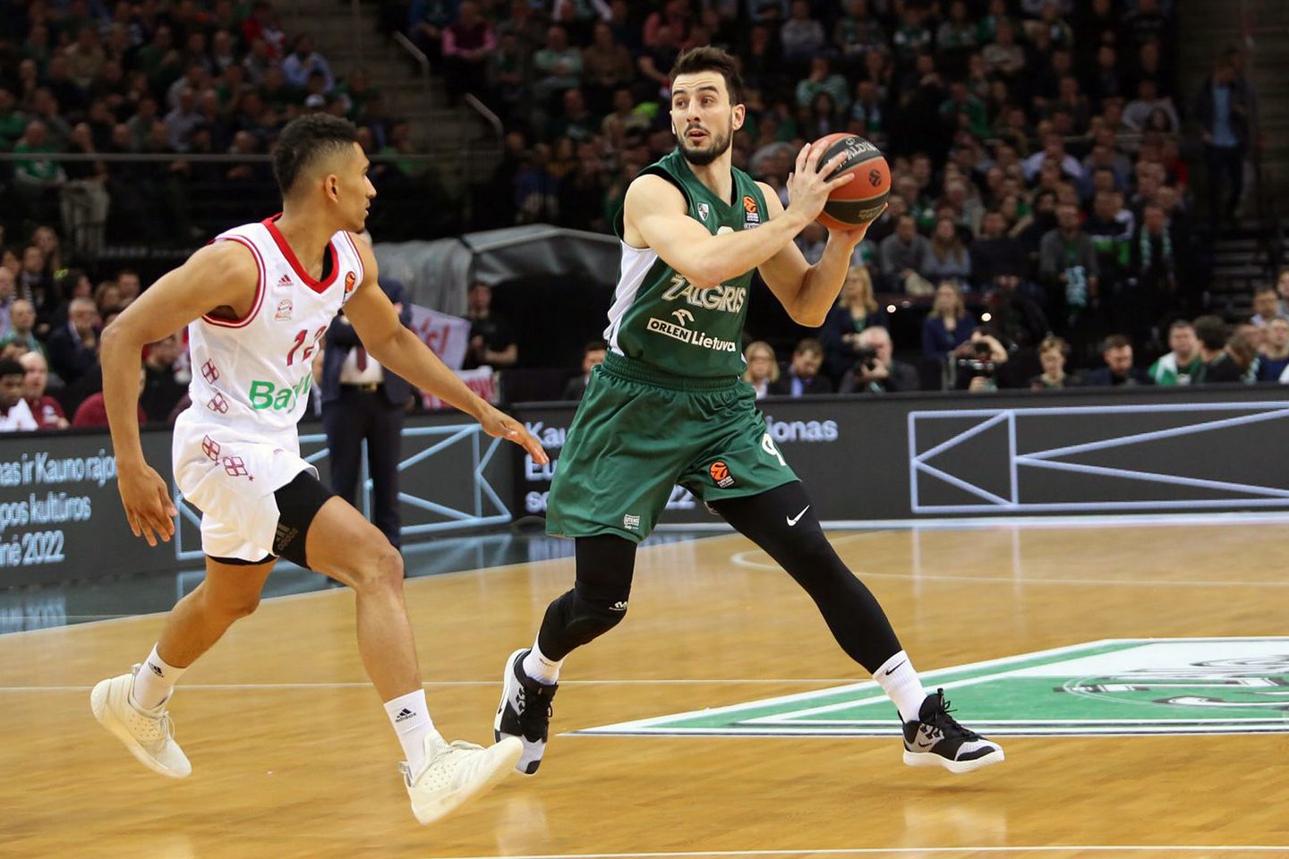 „Žalgirio“ ir „Bayern“ komandų dvikova<br> M.Patašiaus nuotr.
