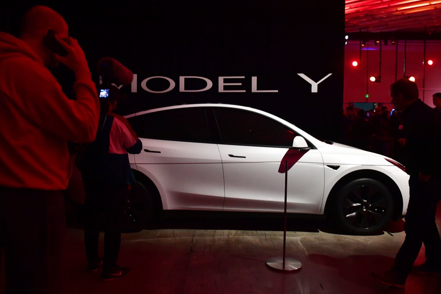 „Tesla Model Y“ greitai gali tapti pačiu populiariausiu gamintojo modeliu.<br> AFP/Scanpix nuotr.