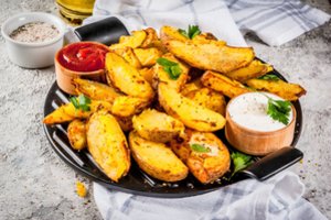 Orkaitėje su medumi keptos bulvės namuose paskleis nepakartojamą aromatą