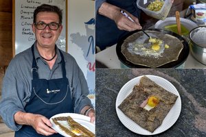 Prancūzas lietuvius pakerėjo ypatingais blynais, o lietuviai jį – šaltibarščiais