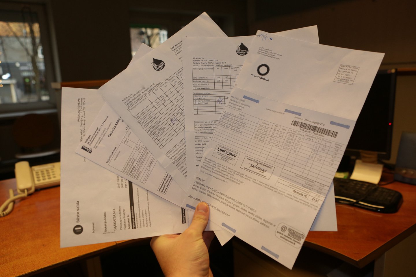  Komunalinių mokesčių sąskaitas klastoję nuomininkai buto savininkei padarė 810 eurų žalą.<br> G.Bitvinsko asociatyvi nuotrauka
