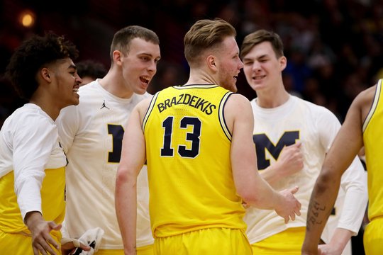 Ignas Brazdeikis nuvedė Mičigano universiteto komandą į kitą etapą