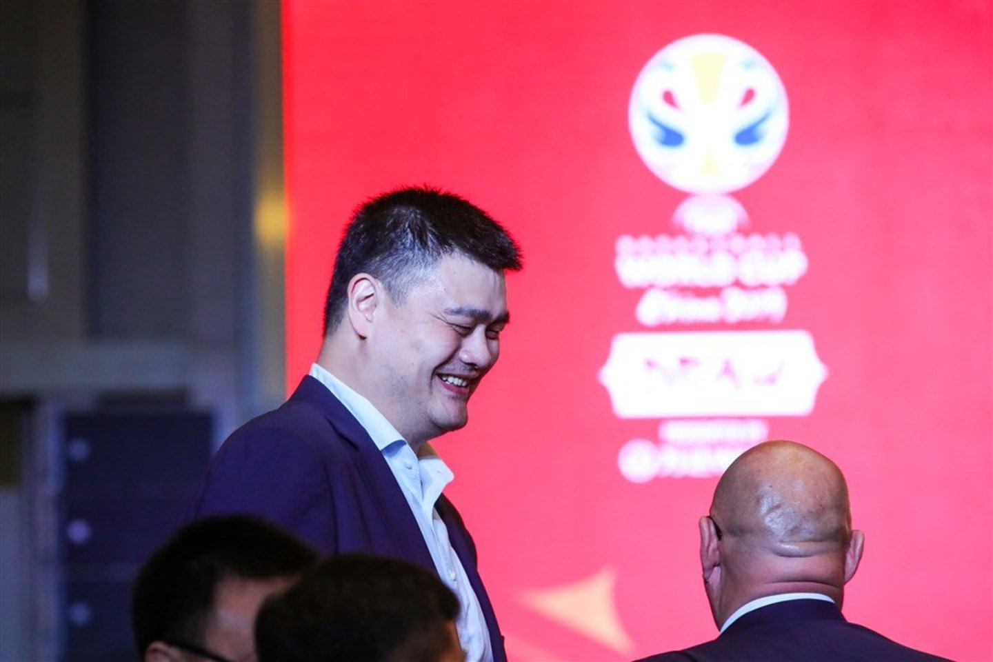 Kinų krepšinio legenda Yao Mingas.<br> FIBA nuotr.