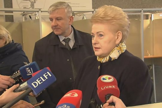 D. Grybauskaitė apie S. Skvernelį: reikia didelių gebėjimų tokią gėdą daryti