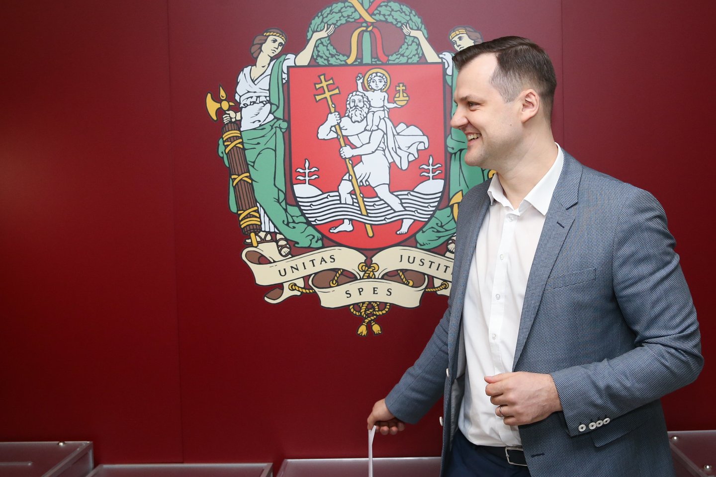 G.Paluckas socialdemokratų nario pergalę Ignalinos mero rinkimuose vadino vyšnia ant torto.<br>R.Danisevičiaus nuotr.
