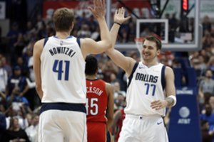 NBA naktis: L. Dončičiaus trigubas dviženklis ir istorinis D. Nowitzki pasiekimas
