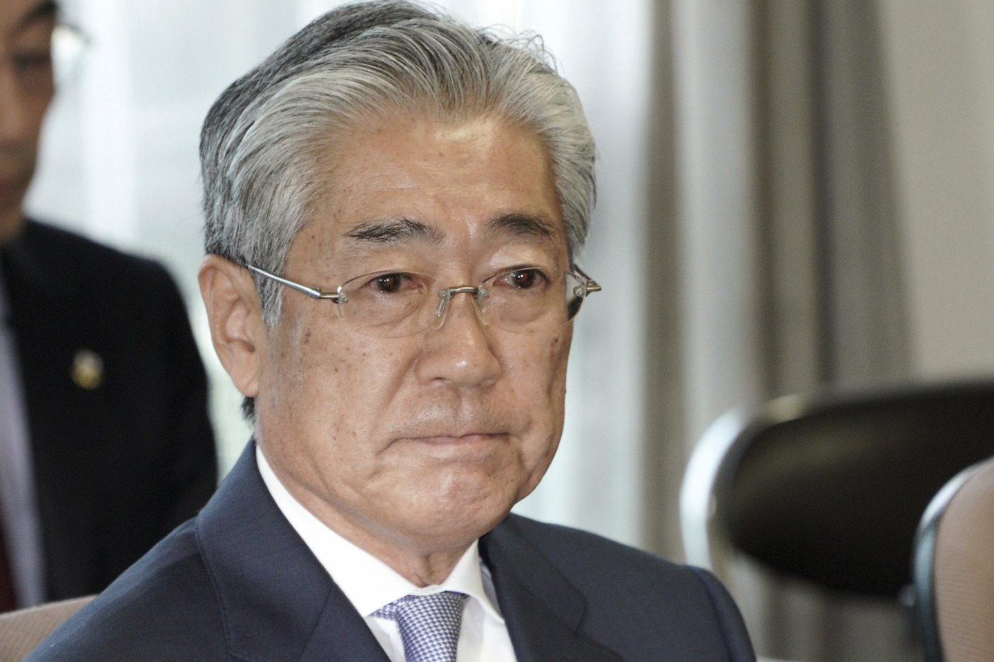  Japonijos olimpinio komiteto vadovas antradienį pareiškė, kad birželį trauksis iš pareigų.<br> AP nuotr.