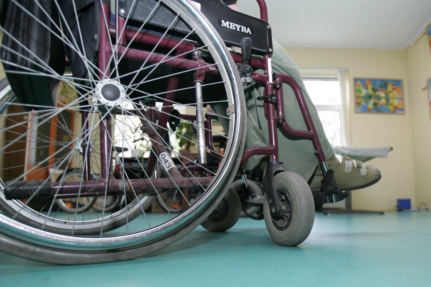Invalidai, neįgalieji, neįgaliųjų vežimėlis<br>A.Barzdžiaus nuotr.