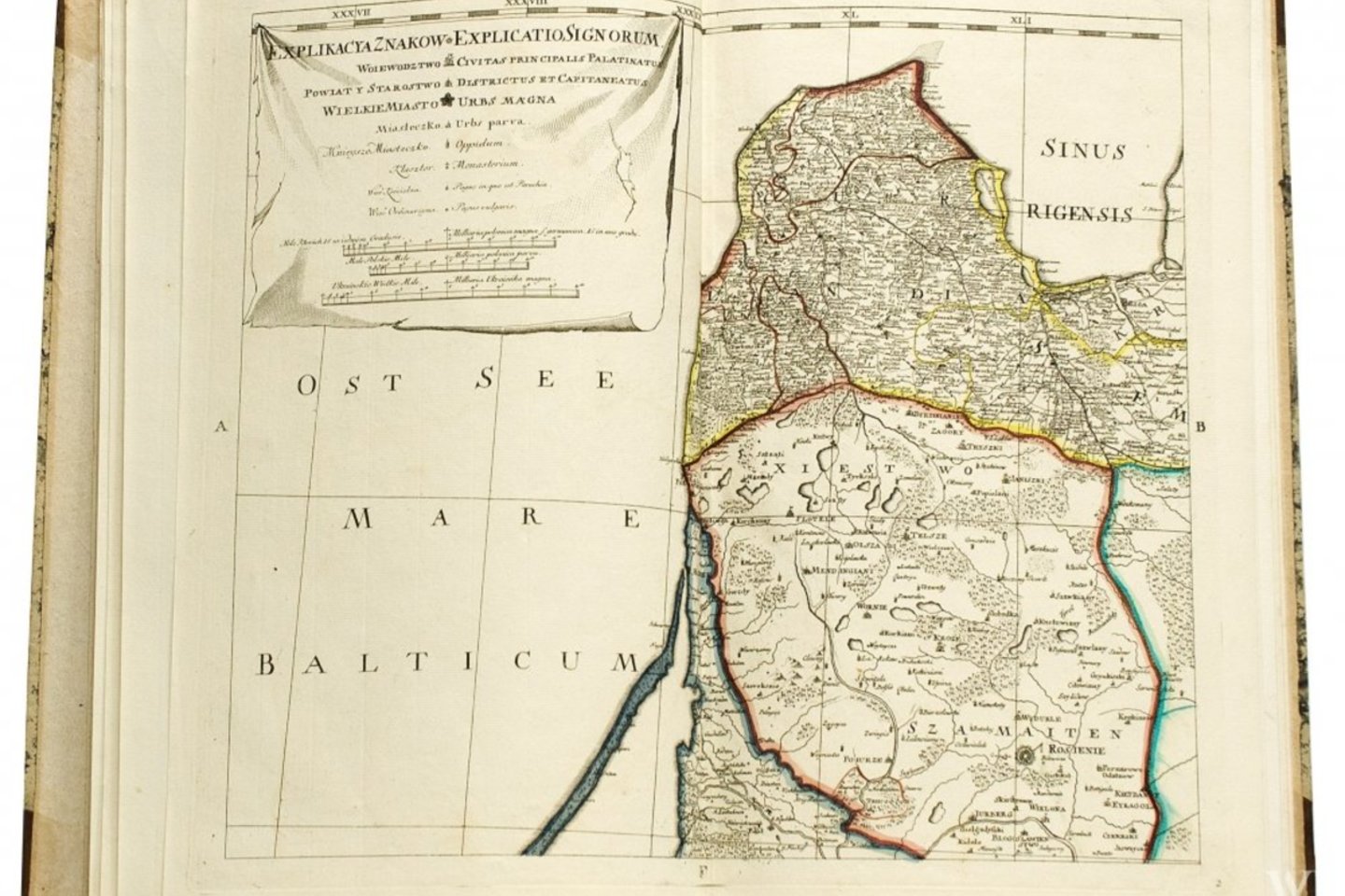XVIII a. vid. leidėjo Johann Jakob Kanter Lenkijos karalystės ir Lietuvos Didžiosios kunigaikštystės žemėlapių atlasas.