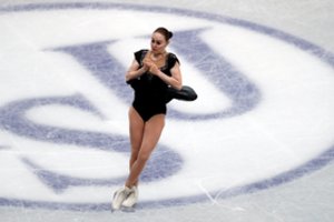  Čiuožėja E. Kropa pasaulio čempionate liko 38-oji, rusai pagerino pasaulio rekordą 