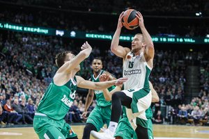 Eurolyga: „Panathinaikos“ iššvaistė 23 taškų persvarą, bet palaužė „Baskonia“