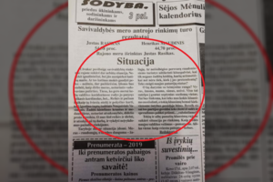 Ignalinos gyventoja nustebo, kas vietos laikraštyje rašoma po rinkimų – net įamžino