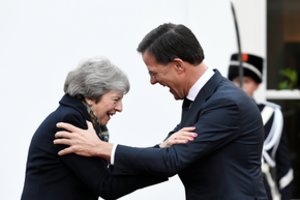 Nyderlandų premjeras: „Brexit“ galima trumpam nukelti, bet yra viena sąlyga