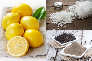 8 negalavimai, kurių simptomus gali palengvinti druska, citrina ir pipirai