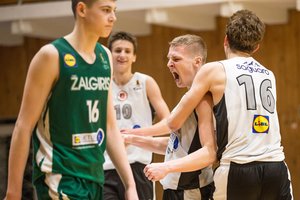 Moksleivių lygoje sostinės 16-mečiai paskutinėmis sekundėmis palaužė Kauno „Žalgirį“ 