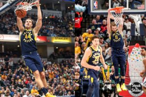 D. Sabonio dvigubas dviženklis ir kroato šėlsmas nukalė triuškinamą „Pacers“ pergalę