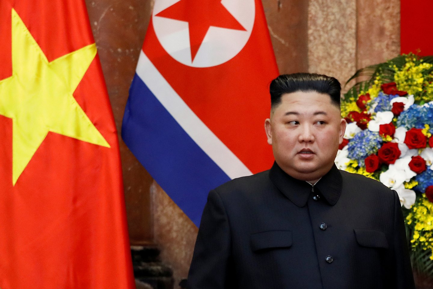 Incidentas įvyko kelios dienos prieš itin svarbų Šiaurės Korėjos lyderio Kim Jong-uno (nuotr.) ir JAV prezidento Donaldo Trumpo susitikimą.<br>Reuters/Scanpix nuotr.