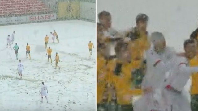 Sniego mūšis futbolo rungtynėse Vilniuje: jaunimo akistata virto masinėmis muštynėmis