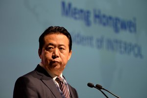 Kinija pašalino buvusį Interpolo vadovą Meng Hongwei iš Komunistų partijos