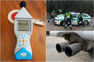 Policija įspėjo važinėjančius garsiai: laukia nauji patikrinimai, bet leistina riba stulbina