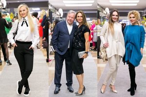 Prabangiame renginyje viešnių dėmesį kaustė Juozo Statkevičiaus elegancija dvelkiantys modeliai ir kvapai